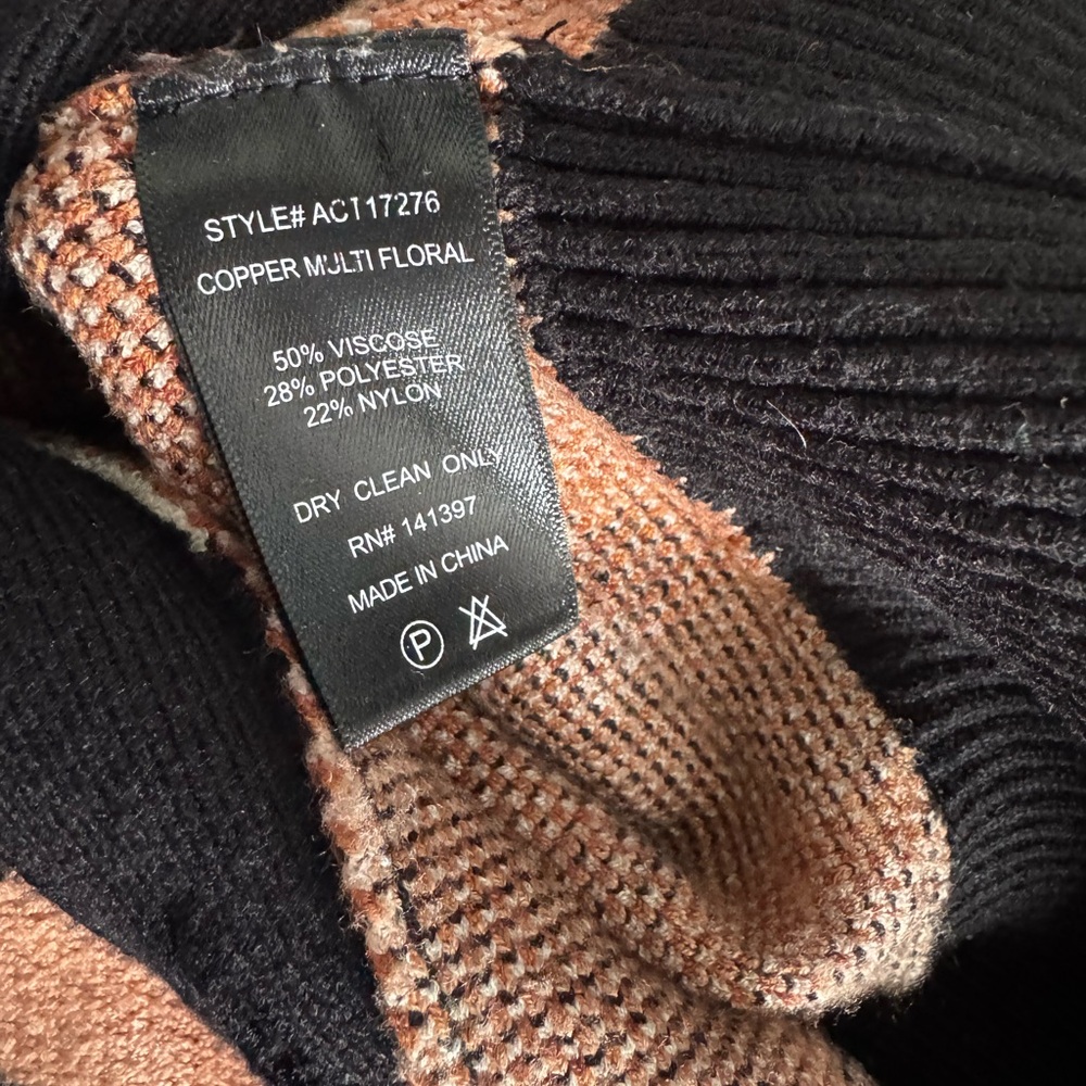 Astr Black and Brown Ruby Cardigan - Picture 4 of 6